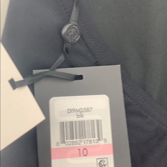 DKNY Bandeau Ruffle Front One-Piece Swimsuit 10 - Picture 6 of 7